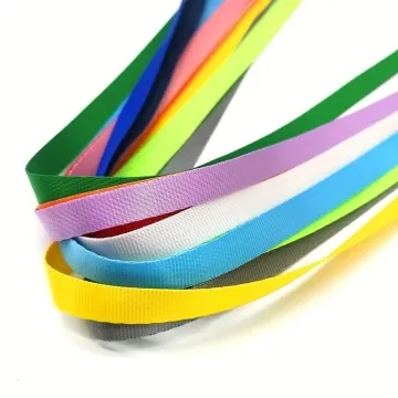 100 Yards 10mm High Density Nylon Color Custom LOGO Ribbon for Gift Packaging