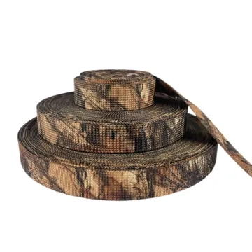 Polyester Tactical Camouflage Webbing New Design Woven 100% Polyester Webbing