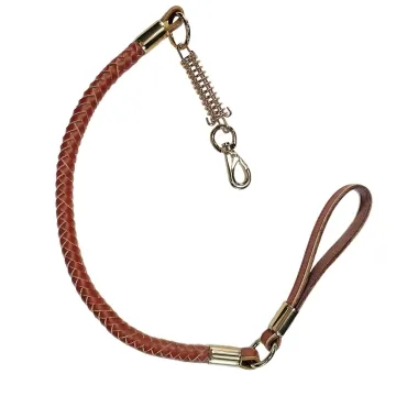 Cowhide Heavy Duty Training Lead Classic Style Waterproof Dog Collar and Tactical Dog Leash