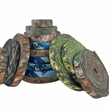 Military Spec Camouflage Heat Transfer Polyester Webbing