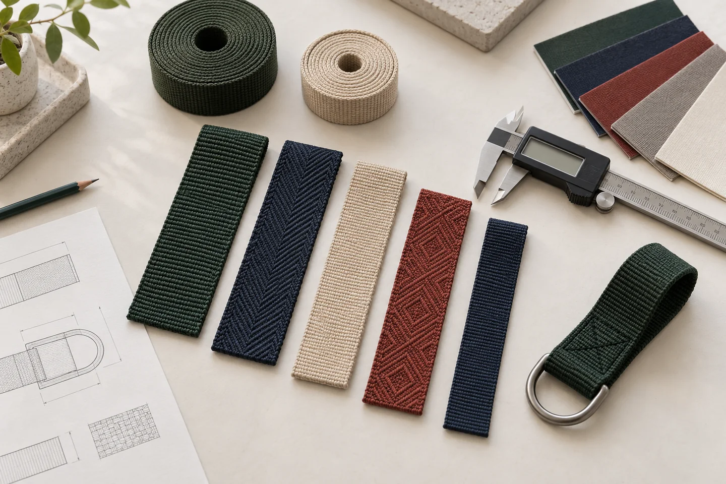Webbing customization and sampling